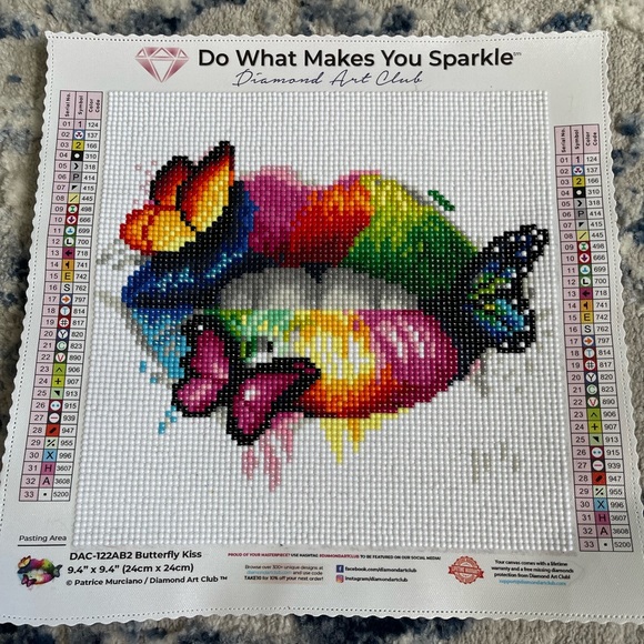 Other - COMPLETED Butterfly Kiss Diamond Dotz